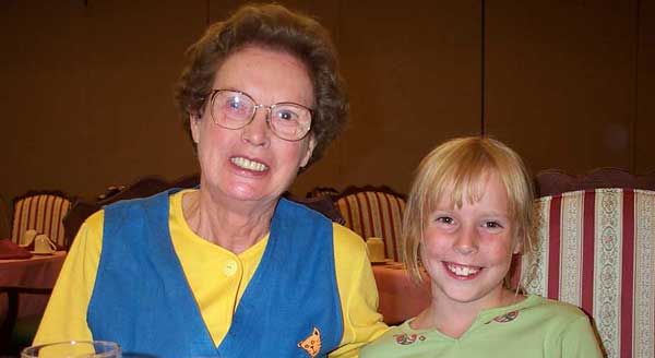 Sarah with Grandma Jenny
