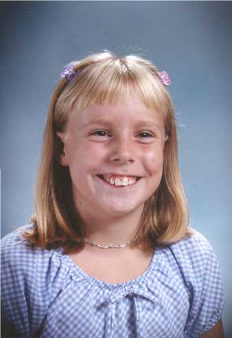 Sarah's Fourth Grade picture.