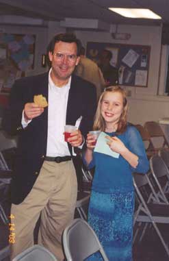 Sarah and Ray after her piano recital.