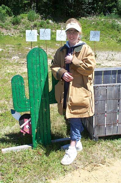 arah at the Cowboy Action Shooting match on Father's Day 2004.
