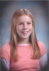 Sarah's 6th Grade School Photo