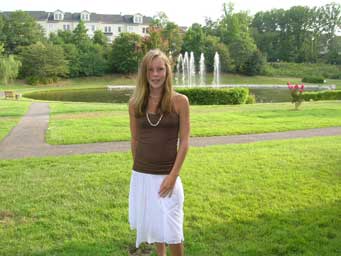 Sarah while visiting Virginia in August 2006.