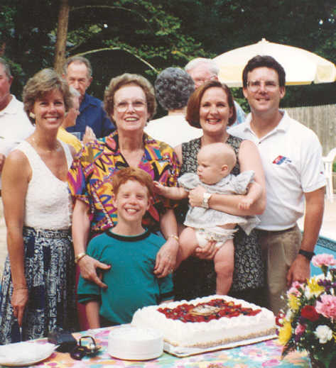 Virginia Carter's 70th Birthday Party, August 1993