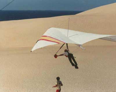 Hanggliding in Kill Devil Hills
