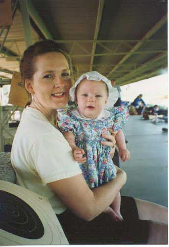 Linda and Sarah at Western Wildcats 1993 in Phoenix, AZ.