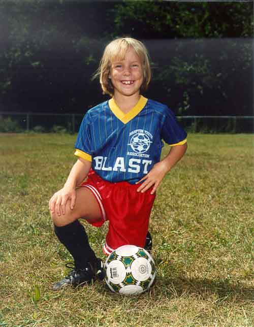 Sarah's soccer picture, Fall 2000